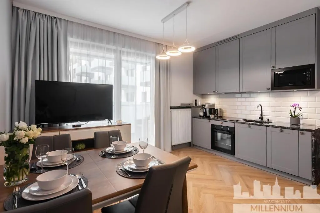 Millennium Port Gold Apartment Warsaw